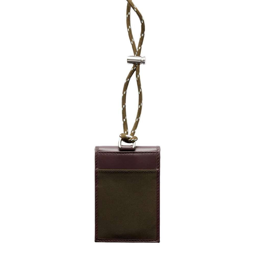 Prada Speedrock Re-Nylon Leather Card Holder with